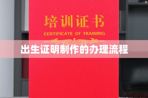 茂林出生证明制作的办理流程