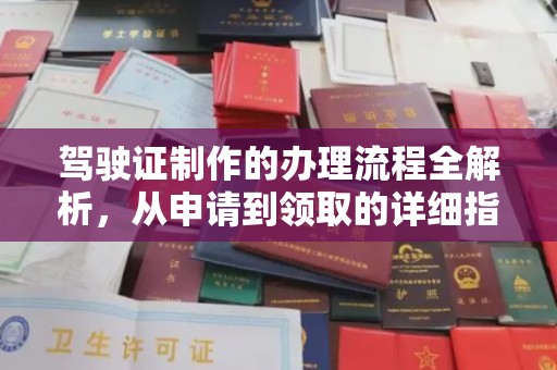茂林驾驶证制作的办理流程全解析，从申请到领取的详细指南