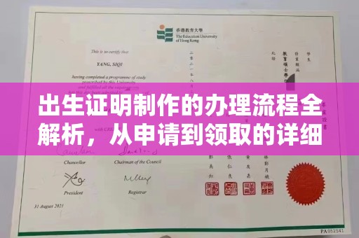 茂林出生证明制作的办理流程全解析，从申请到领取的详细指南
