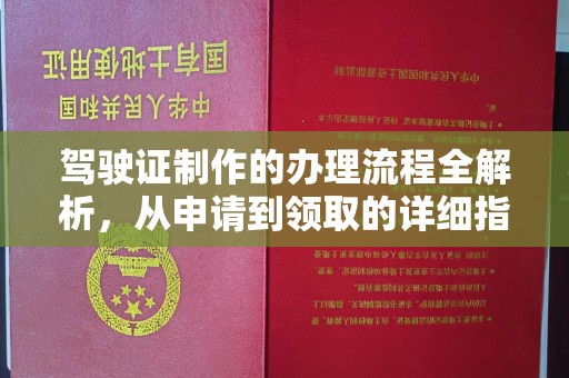 茂林驾驶证制作的办理流程全解析，从申请到领取的详细指南