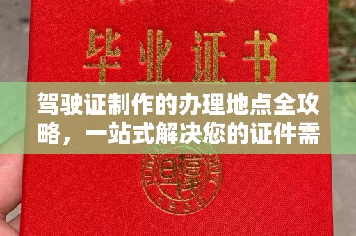 茂林驾驶证制作的办理地点全攻略，一站式解决您的证件需求