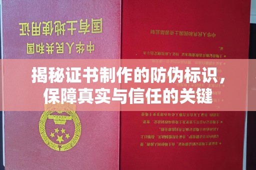 茂林揭秘证书制作的防伪标识，保障真实与信任的关键