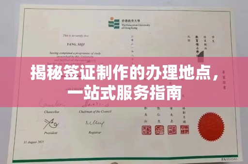 茂林揭秘签证制作的办理地点，一站式服务指南