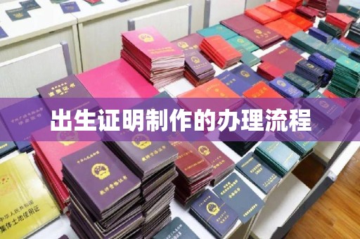 茂林出生证明制作的办理流程