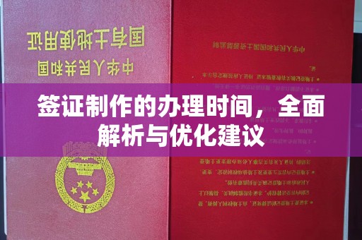 茂林签证制作的办理时间，全面解析与优化建议